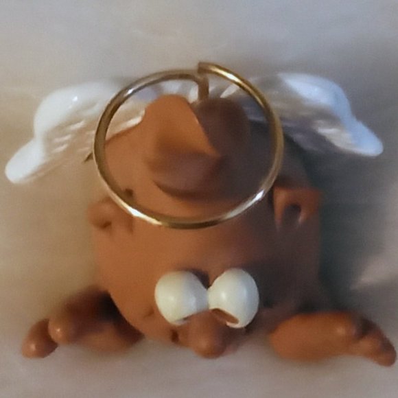 Cute Pottery Ceramic Angel FIgurine - Picture 3 of 5